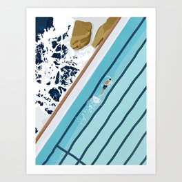 Ocean Pool Art Print