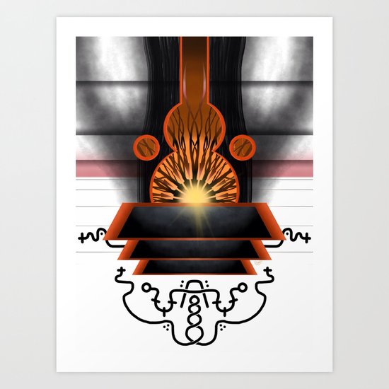Physical Gateway of the Three Art Print
