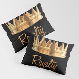 Royalty Gold Crown Pillow Sham
