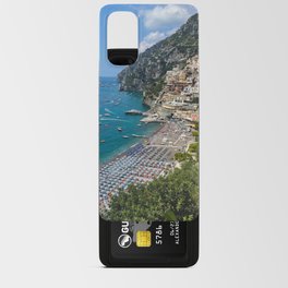 overlooking positano 01 / travel photography italy / amalfi coast Android Card Case