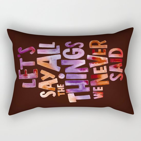 All The Things Rectangular Pillow