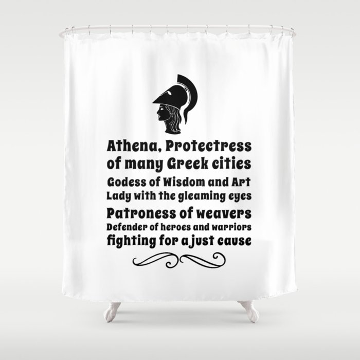 Athena, protectress Shower Curtain