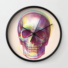 acid calavera Wall Clock