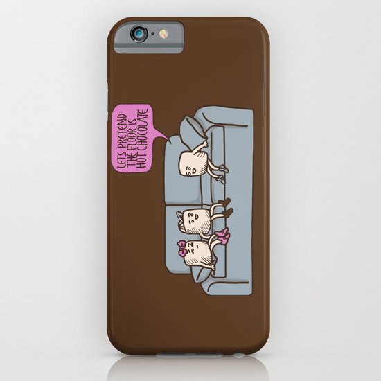 The Floor is Hot Chocolate! iPhone & iPod Case