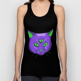 The All-seeing cat Tank Top