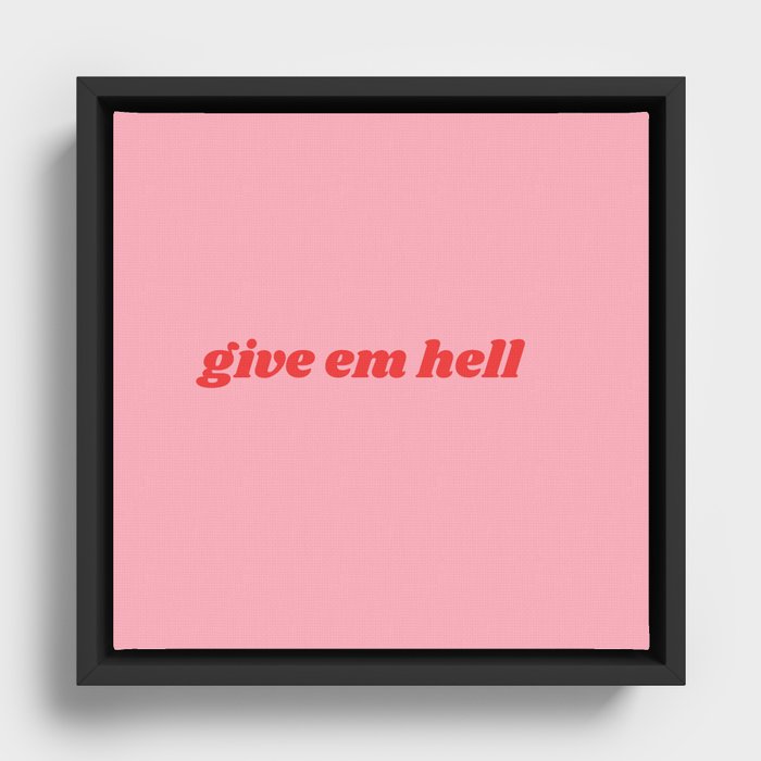 Framed Canvas