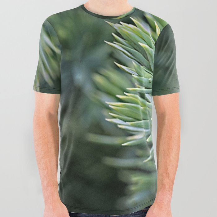 Green christmas tree All Over Graphic Tee