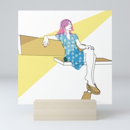 A ray of sunshine Mini Art Print