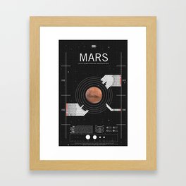 OMG SPACE: Mars 1960 - 1980 Framed Art Print