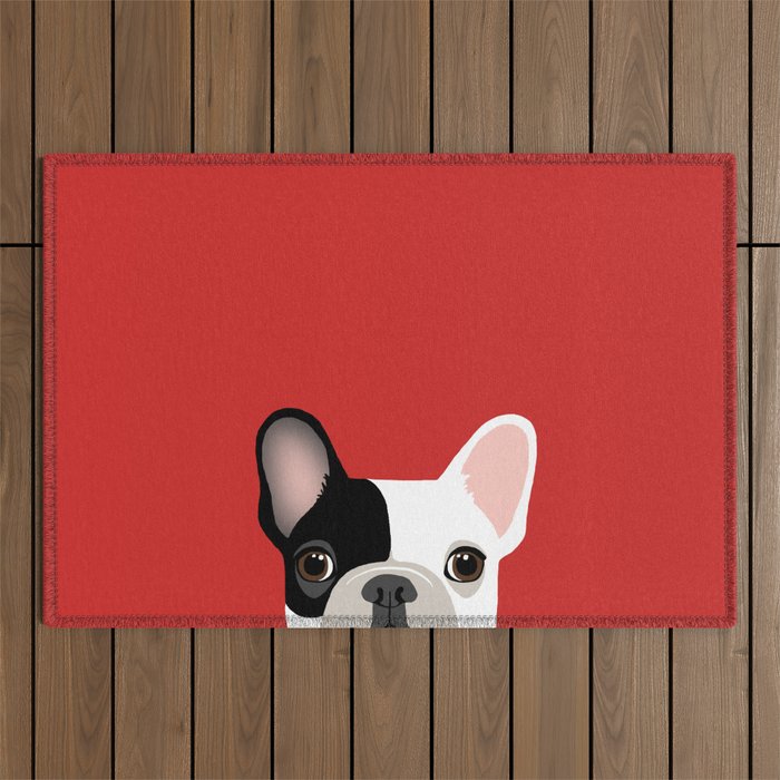 French bulldog outdoor sales mat