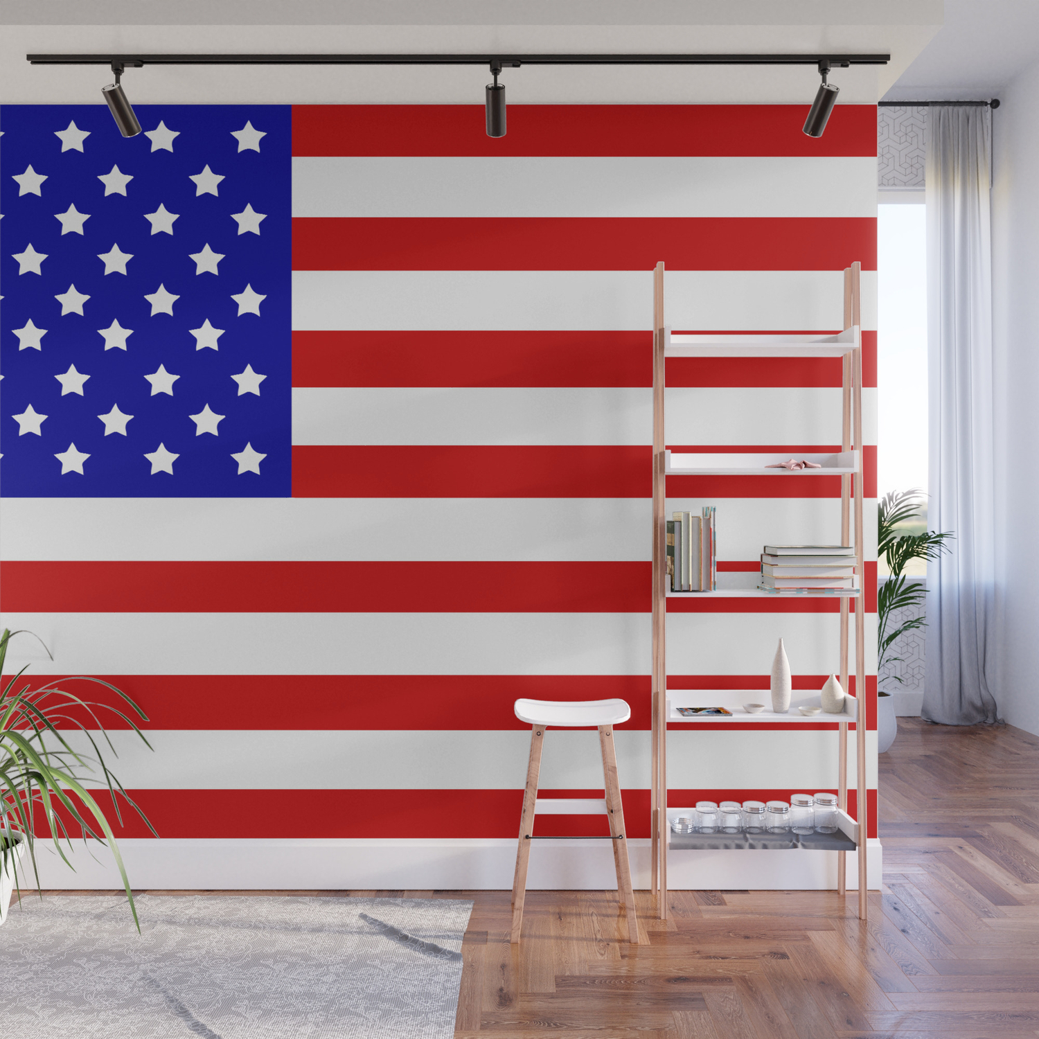 Original American Flag Wall Mural Original American Flag Wall Mural