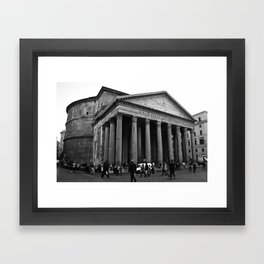 the pantheon b&w Framed Art Print