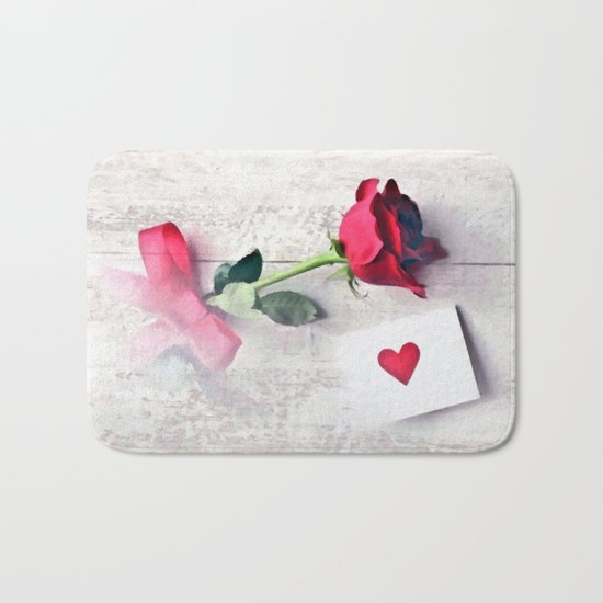 I love you Bath Mat