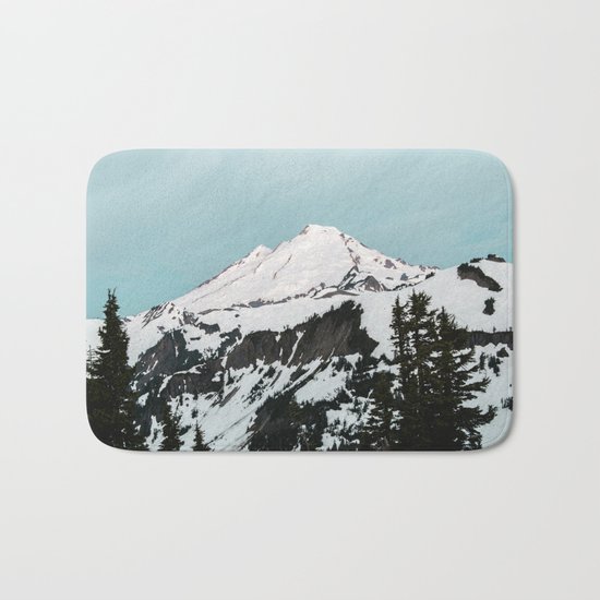 Turquoise Sky Mt. Baker Bath Mat