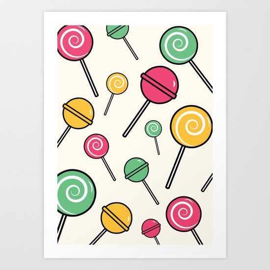 Lolli-lollipop Art Print