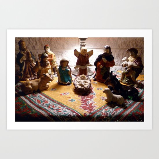 Unto us a child is born... Art Print