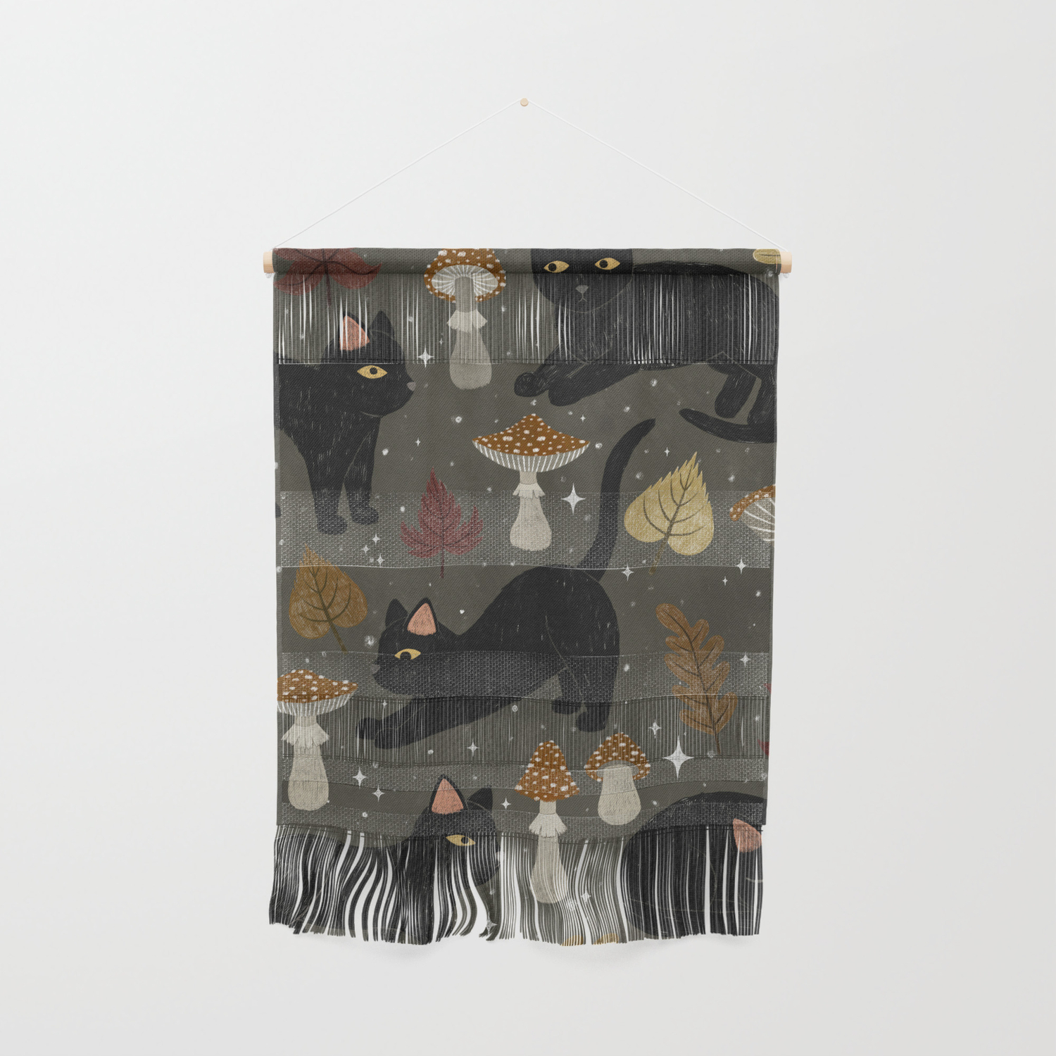 Autumn Cat Magic Wall Hanging By Annyamarttinen Society6