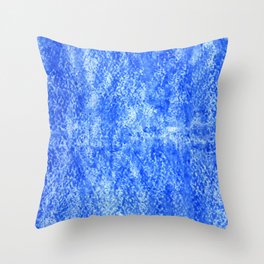 Color gradient and texture 22 light blue Throw Pillow
