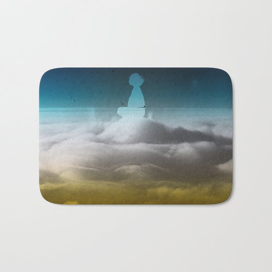 Ghost Cloud Rider Bath Mat