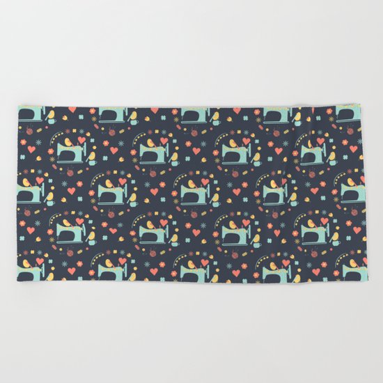 Love sewing Beach Towel