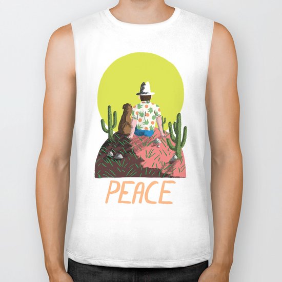 Peace Biker Tank