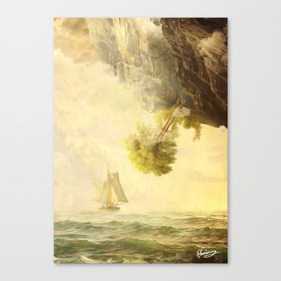 To Misty Mountains Canvas Print