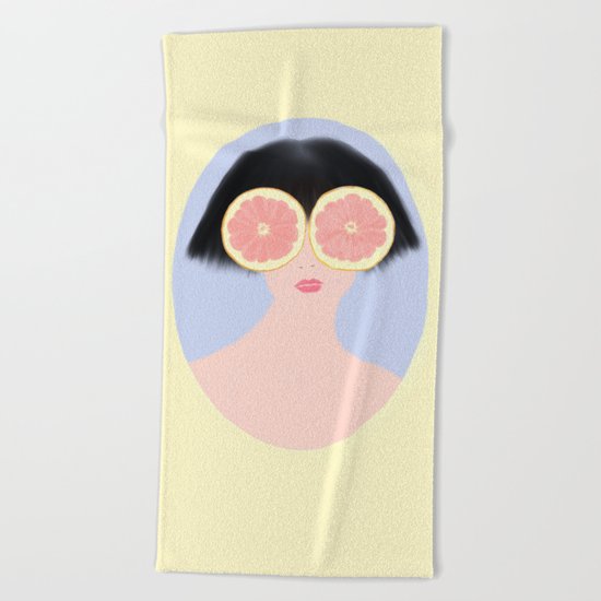 CITRUS & GIRL Beach Towel