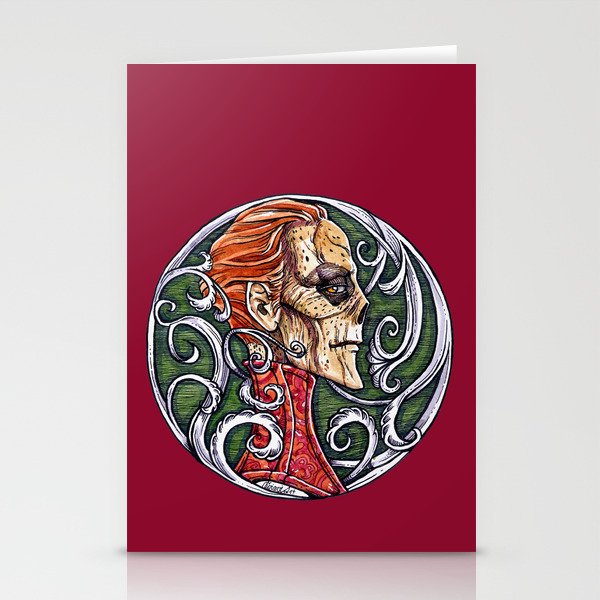 Red Death - coloured variant Stationery Cards