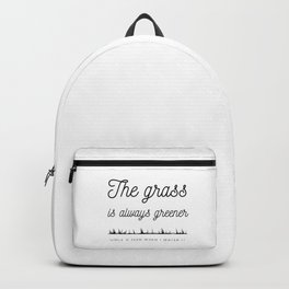 Funny grass watering design for gardening lovers Backpack
