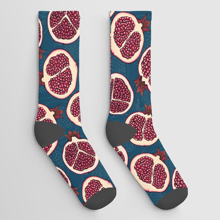Pomegranate slices  Socks