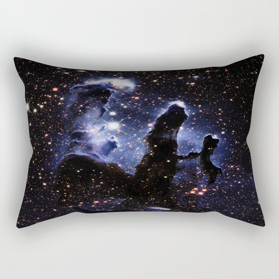 galaXY : Midnight Blue Pillars of Creation Rectangular Pillow