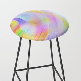 Rainbow Swirl Bar Stool