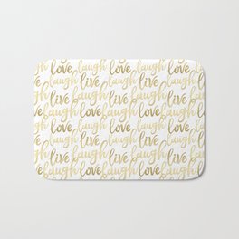 Word Print Bath Mats For Any Bathroom Decor Style Society6