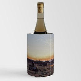Countryside at sunset Wine Chiller