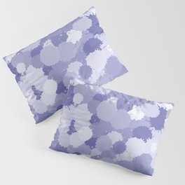 Random splashes of veru peri paint  Pillow Sham