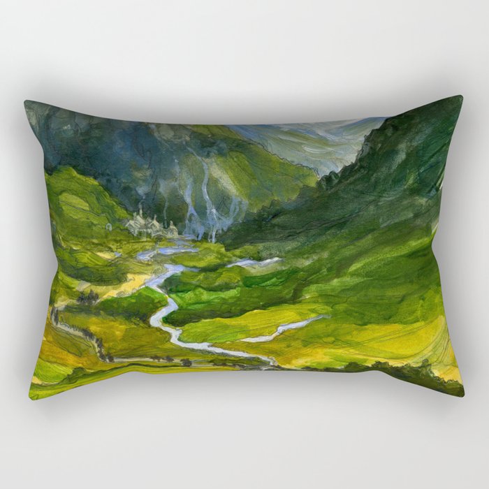The Hidden Valley (original) Rectangular Pillow