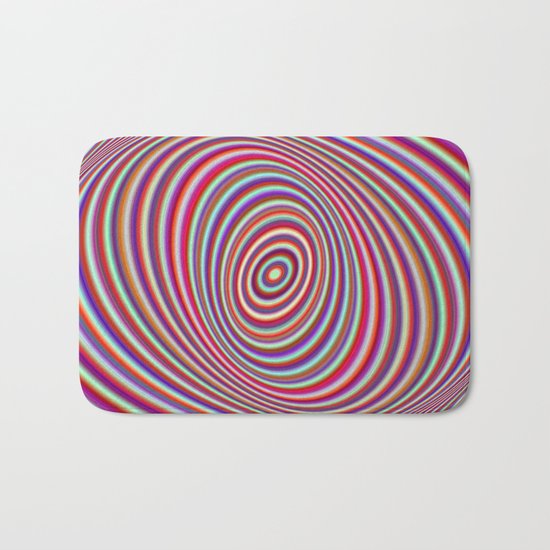 Neon hypnosis Bath Mat
