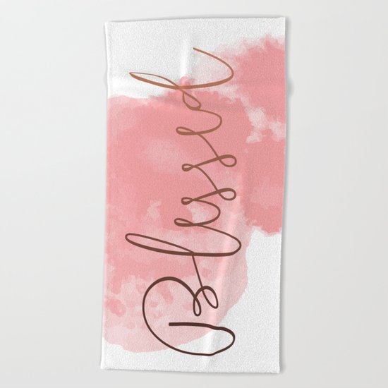 Blessed #society6 #decor #buyart Beach Towel