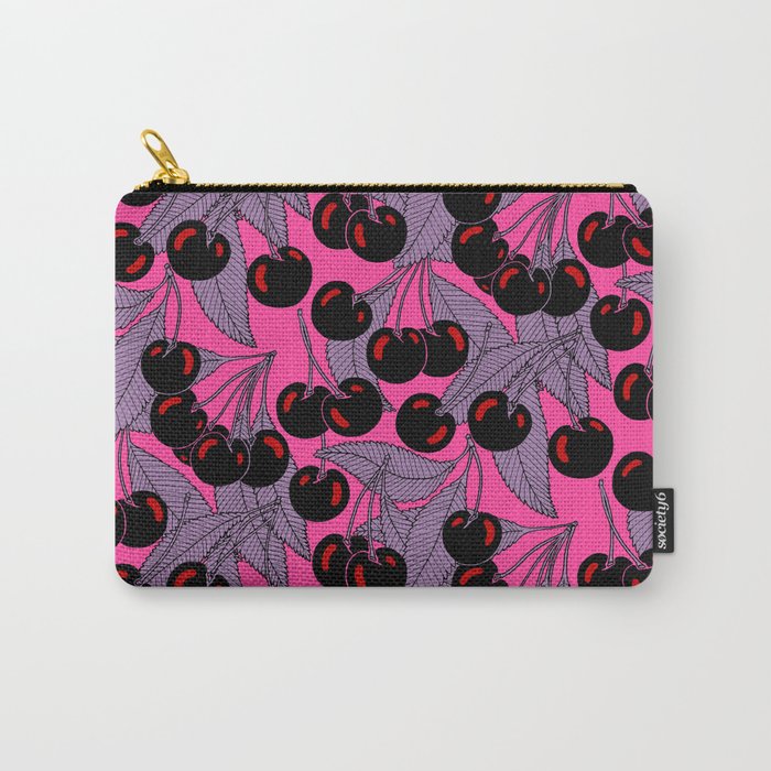 Cherries pink Carry-All Pouch