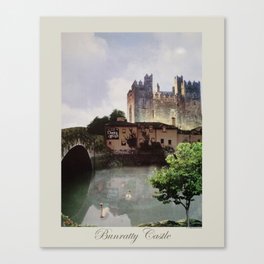 Bunratty Castle & Durty Nelly's Pub Canvas Print