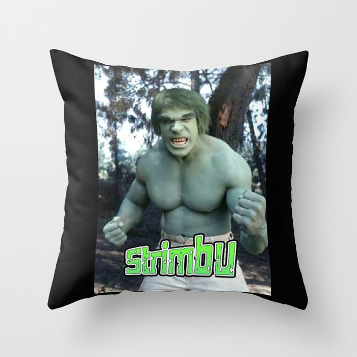 Strimbu Hulk Throw Pillow