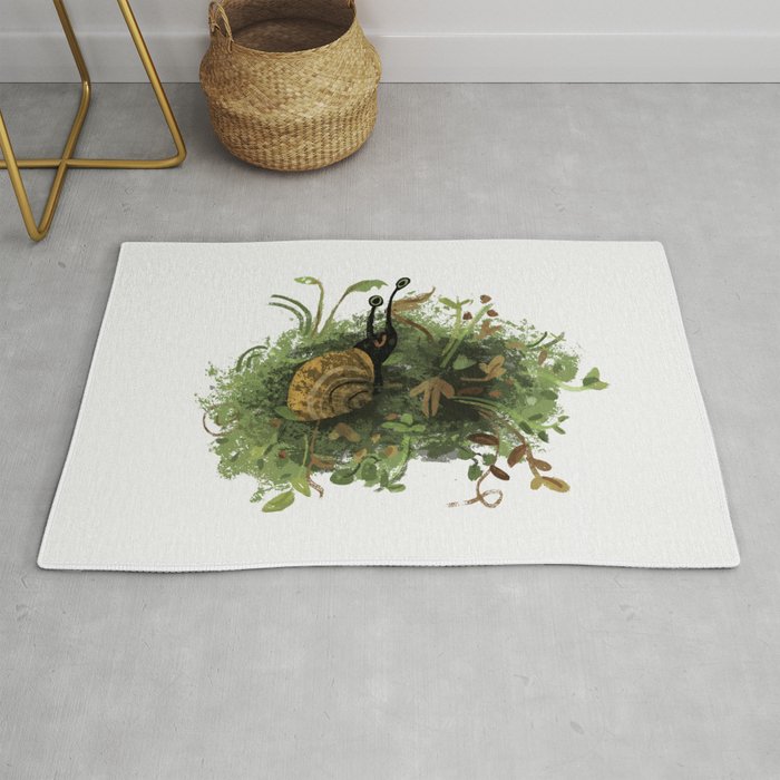 Mossy Snail Rug