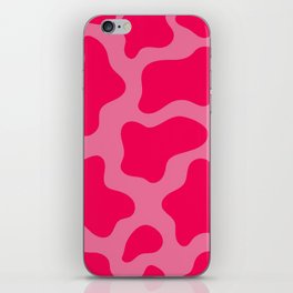 Cute Pink Cow Print iPhone Skin