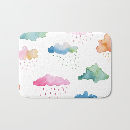 Clouds Bath Mat