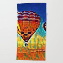 Hot Air Balloons 1 Beach Towel