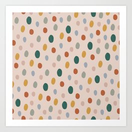 Colourful Dots Art Print