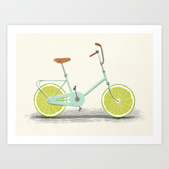 Acid (Blue) Art Print
