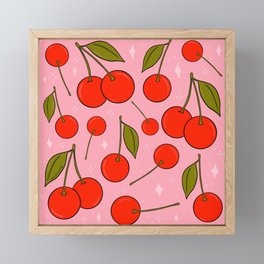Cherries on Top Framed Mini Art Print