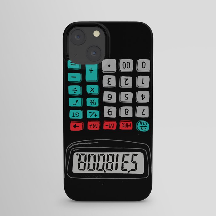 Rude Calculator iPhone Case
