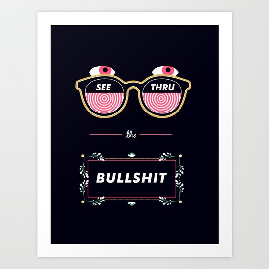 X Ray Specs Art Print